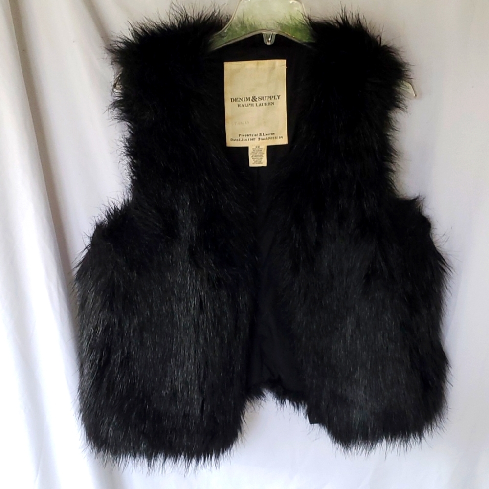 Ralph Lauren Faux Fur Vest